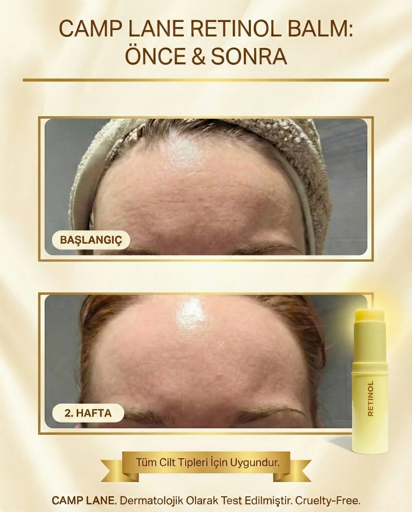 Retinol Cream Stick – Kırışıklık Karşıtı & Onarıcı (Göz ve Hassas Bölgeler)