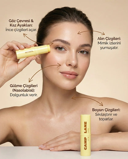 Retinol Cream Stick – Kırışıklık Karşıtı & Onarıcı (Göz ve Hassas Bölgeler)